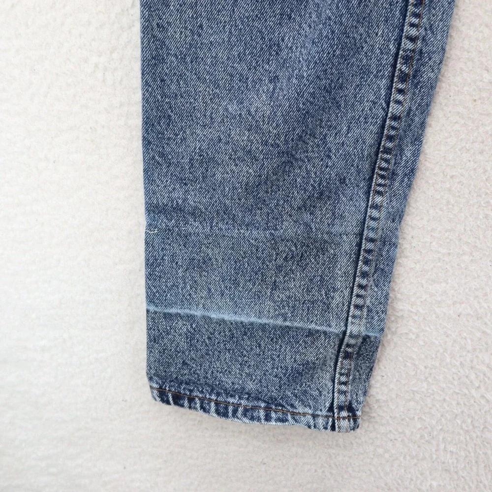 VTG Levi's 540 Jeans 33x32 Blue Relaxed Straight Leg Acid Wash 80's USA Made